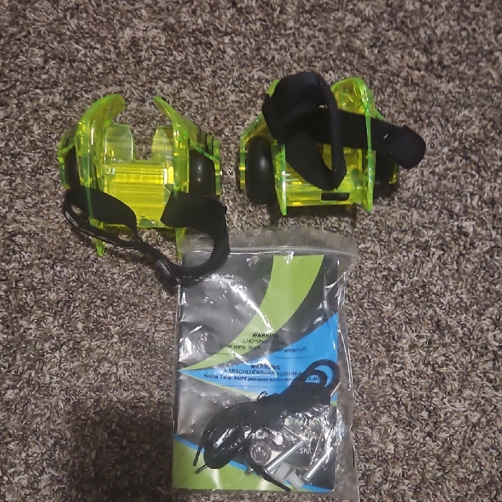 Razor Neon Green Heel Wheels